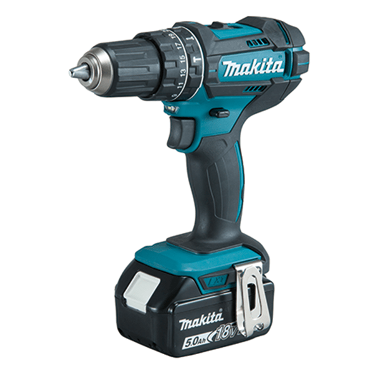 Picture of Makita | DHP482RTJ | Cordless hammer Driver Drill 13mm (1/2'') for 18v Li-ion