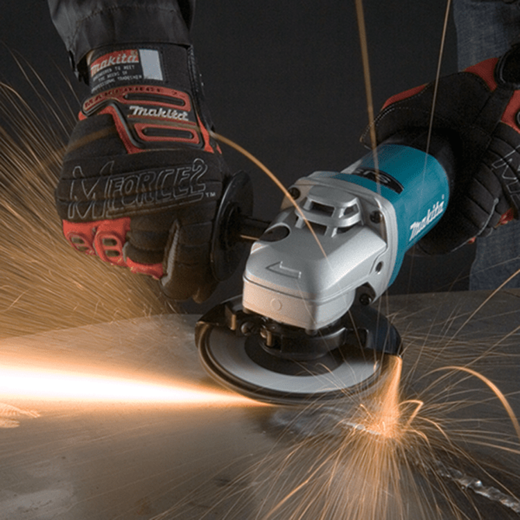 Picture of Makita | MAK/DGA455RFJ | Cordless Angle Grinder 115mm | (18V Li-Ion) Brushless Motor, Paddle Switch