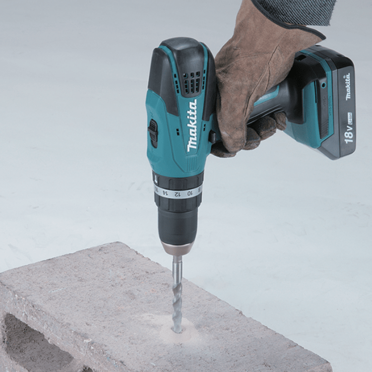 Picture of Makita | MAK/HP457DWE | Cordless 18V Percussion Driver Drill 13mm