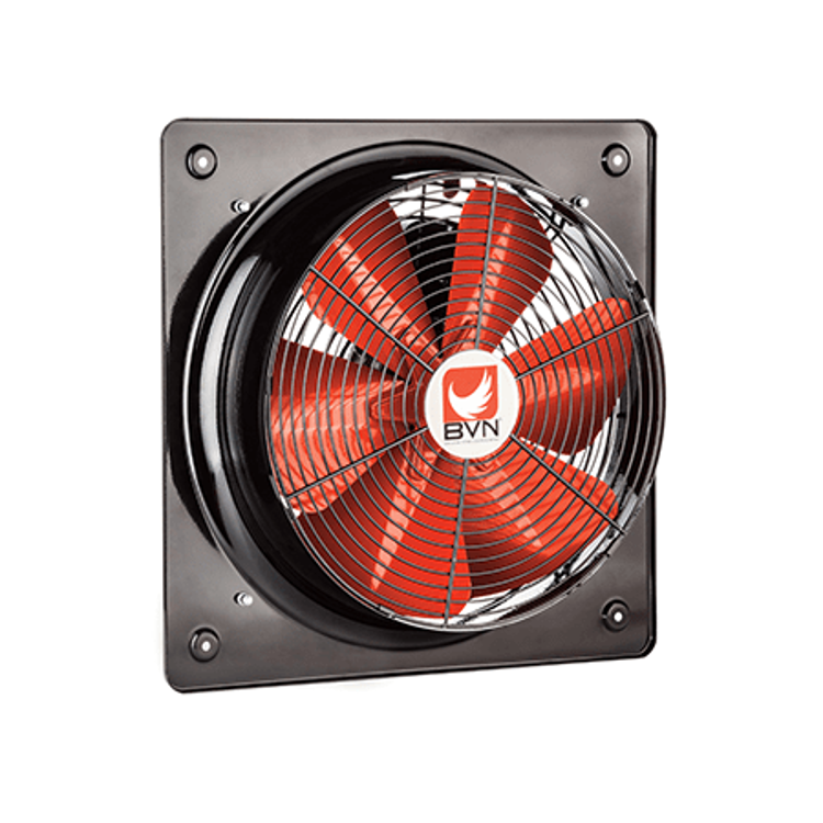 Exhaust Fan | Square | Metallic Wall Mounted | 12 Inches