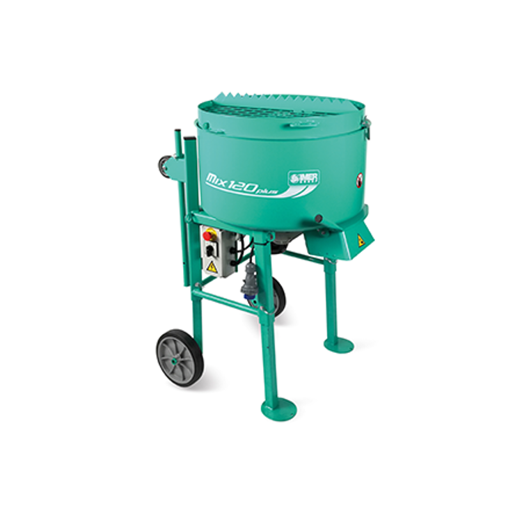 IMER |  MIX 120 Plus Mortar Mixer | 1Ph-230V-50Hz-1.4kW/WS