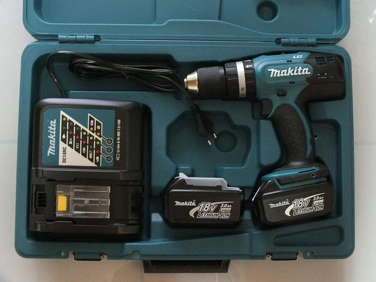 Picture of Makita | MAK/DHP453RFE| Cordless Hammer Driver Drill – 13mm (1/2”)