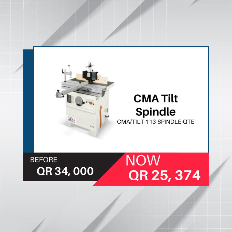 Picture of CMA Tilt Spindle - 3 Phase Motor HP7.5,Spindle Diameter,35Mm ,With Motor Protection, Shaped Emergency Bottom Volt 400/50